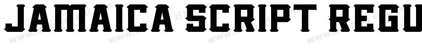 Jamaica Script Regul字体转换